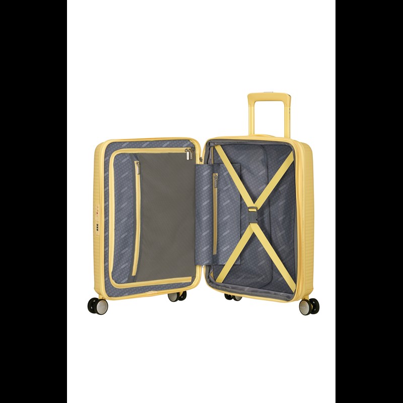 American Tourister Resväska Soundbox Gul 55 Cm 5