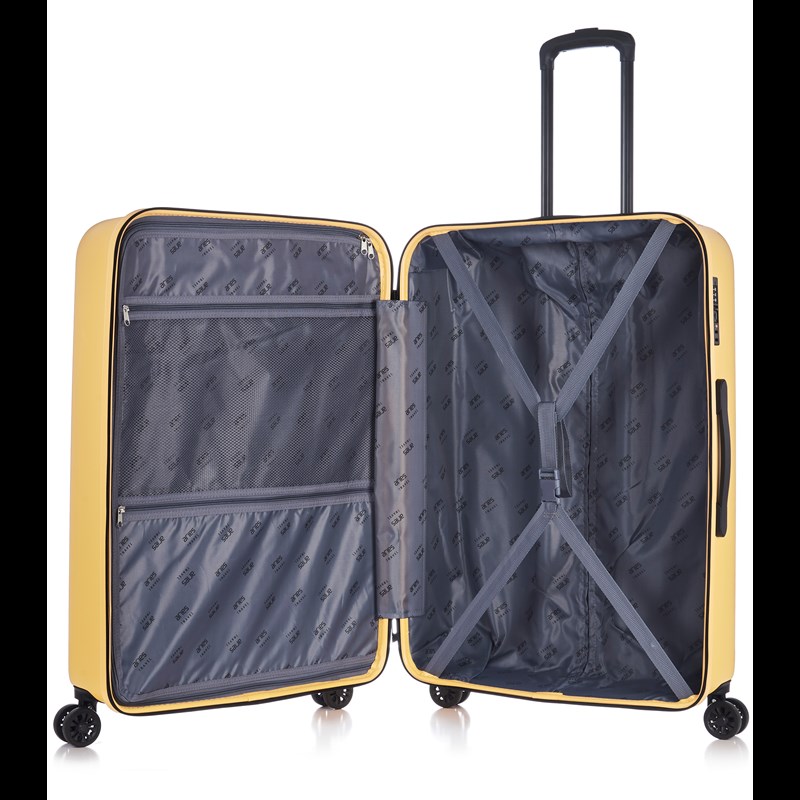 Aries Travel Kuffertsæt Palermo Lysegul 75 Cm 2