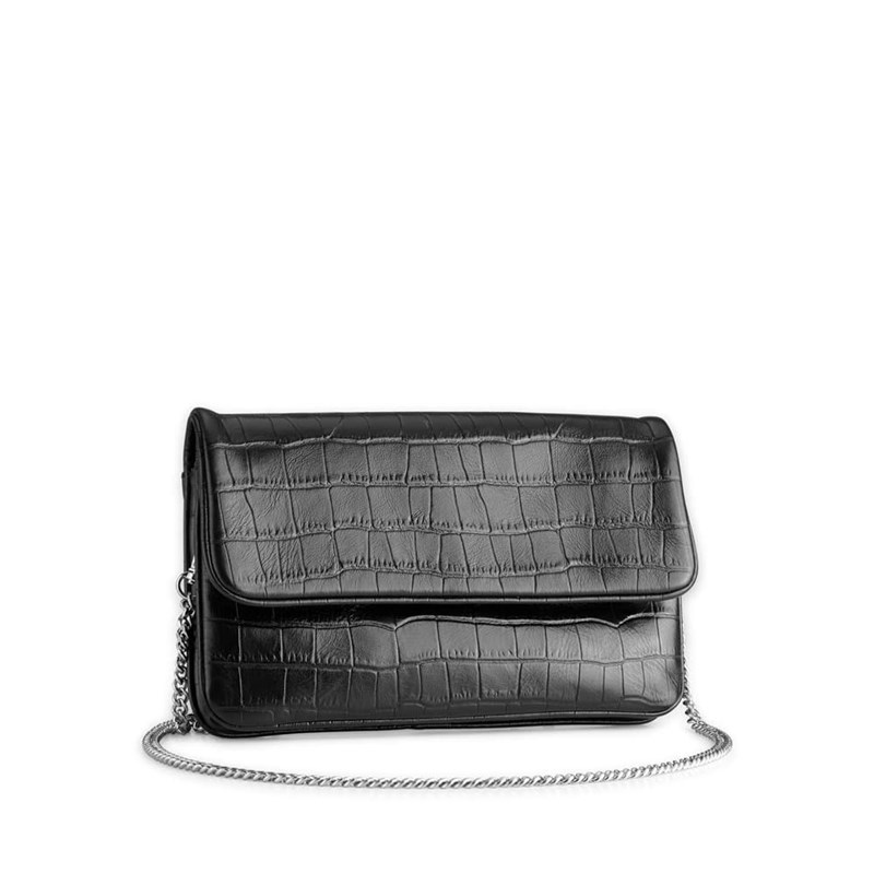 Markberg Clutch Crystal Clutch Croco Sort 2
