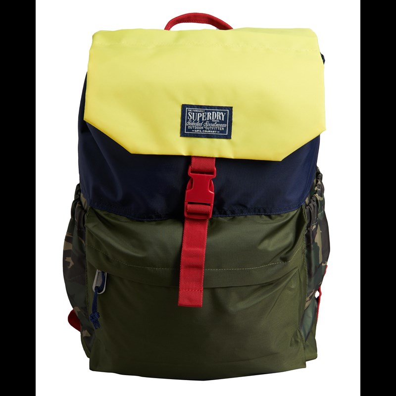 Superdry Ryggsäck Vintage Toploader Blå med gul 1