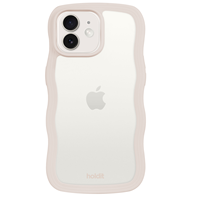 Holdit Mobilfodral Wavy Transparent Beige iPhone 12/12 Pro 1