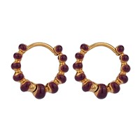 Conmé Øreringe Barcelona small Bordeaux 1