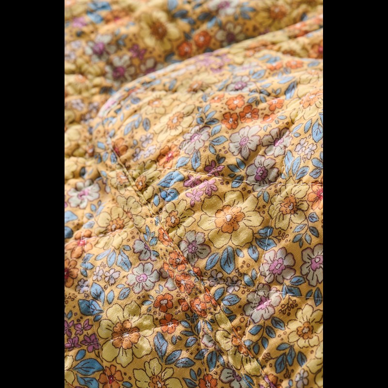 Ib Laursen Tæppe Quiltet Blomster Print 3