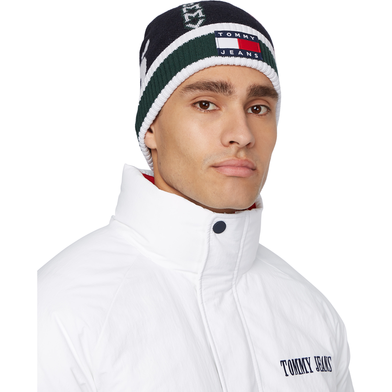 Tommy Hilfiger Stickad mössa Heritage Blå 2