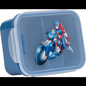 Beckmann Madkasse Blue Lightning Blå/rød