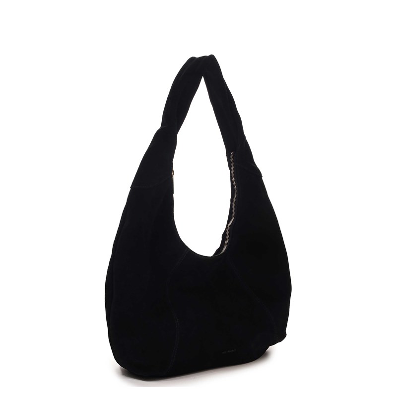 Núnoo Skuldertaske Gabi Suede Sort 2