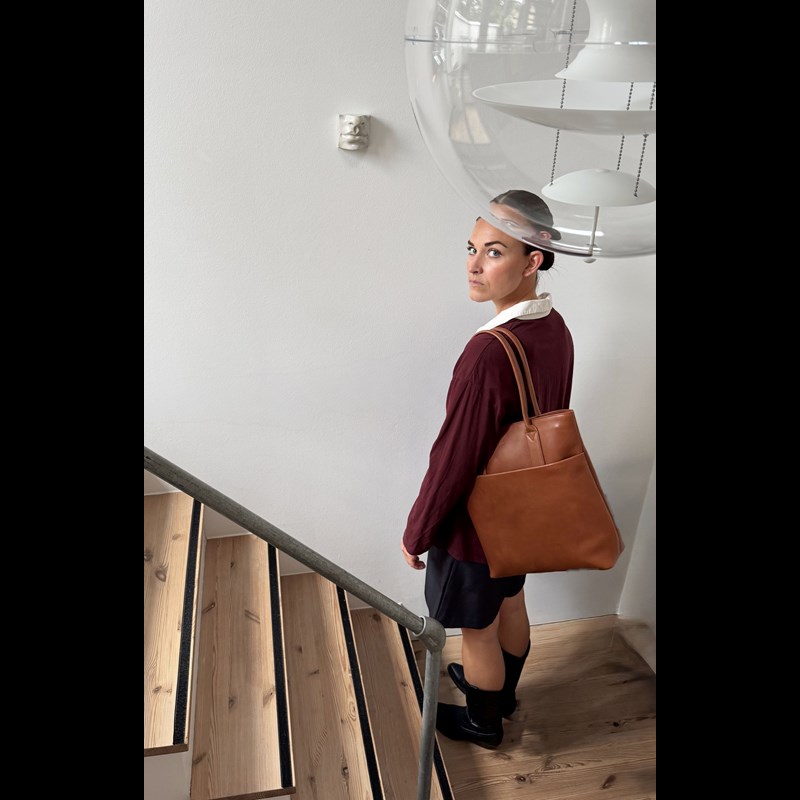 MARKBERG Tote Caisa  Kastanje 15" 7