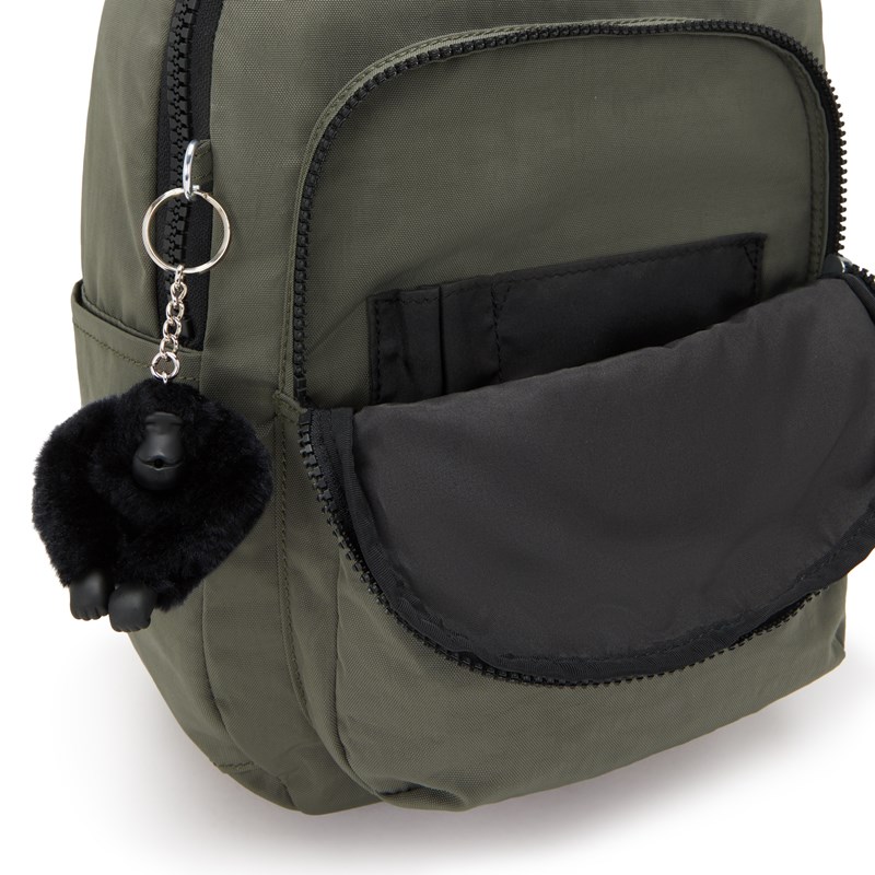 Kipling Ryggsäck Seoul S Mörkgrön 4