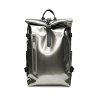 RAINS Rygsæk Rolltop L W3 Sølv 1