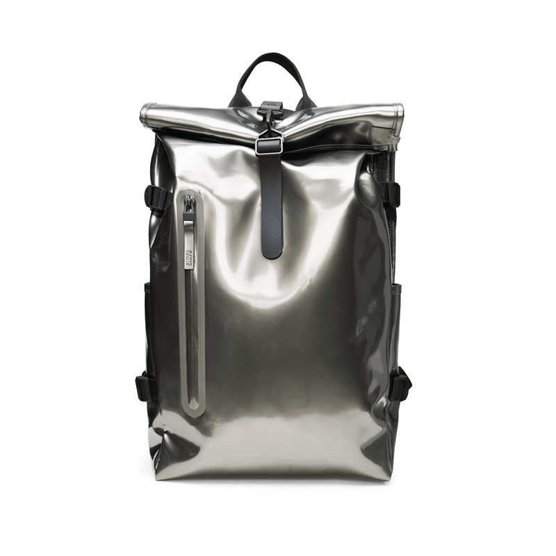 RAINS Rygsæk Rolltop L W3 Sølv 1