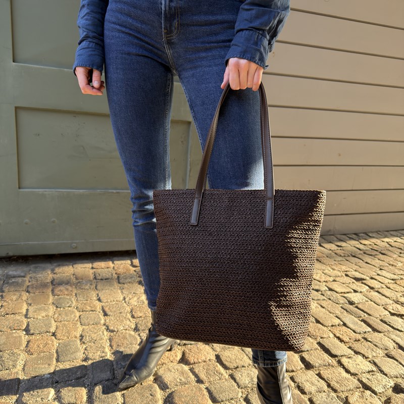 Conmé Shopper Gudrun Straw  M. Brun 15" 6