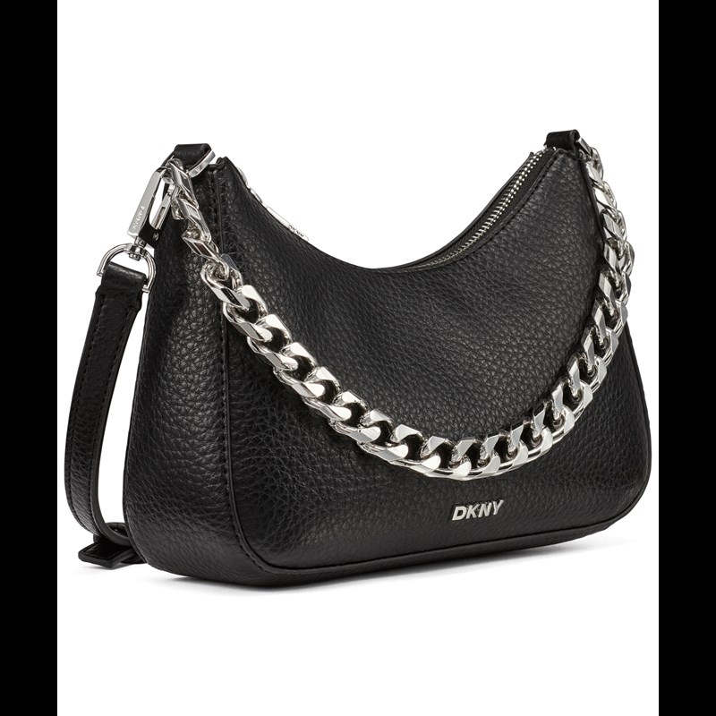 DKNY Axelväska Jenna Svart/Silver 3