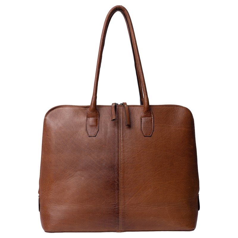 RE:DESIGNED Skuldertaske Silje Big Brun 1