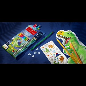 Faber-Castell Farveblyanter 10-Pak Dino Flere farver alt image