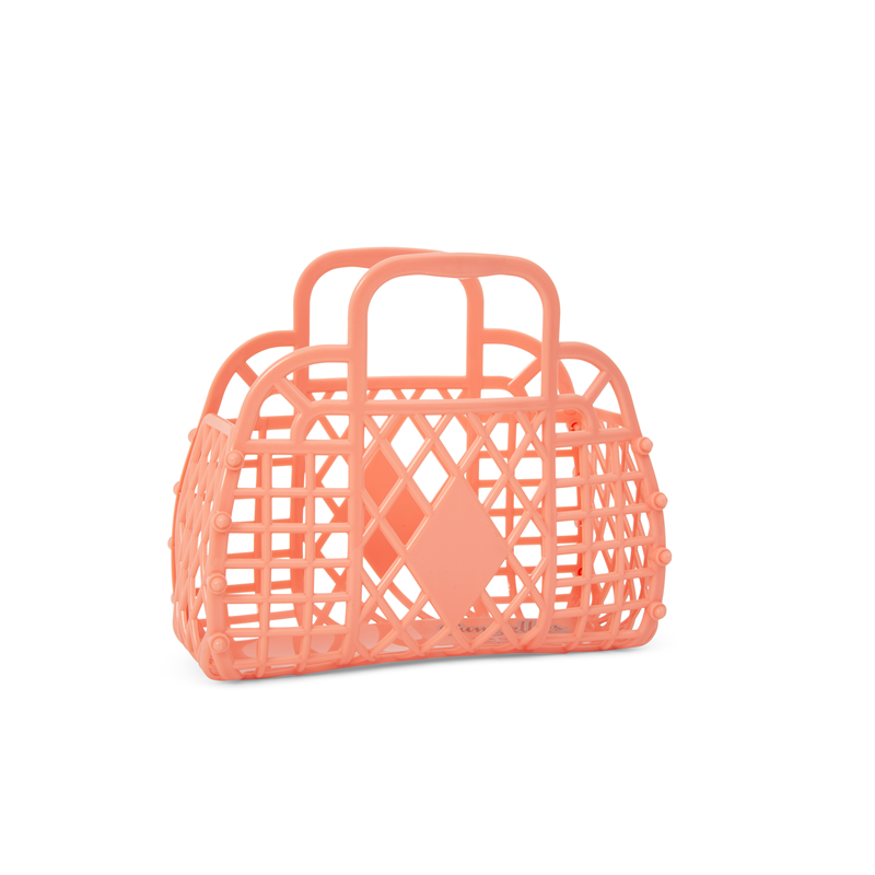 Sun Jellies Håndtaske Retro Basket Mini Fersken 1