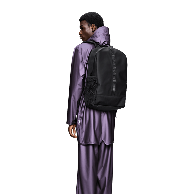 RAINS Ryggsäck Trail Clip Front W3 Svart 16" 2