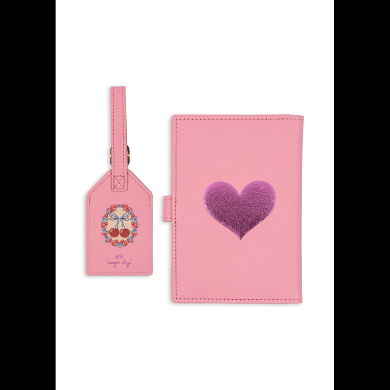 Konges Sløjd Rejsesæt Voyage Cherry Bow Pink 3