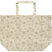 Ib Laursen Shopper Quiltet Beige/grön 1