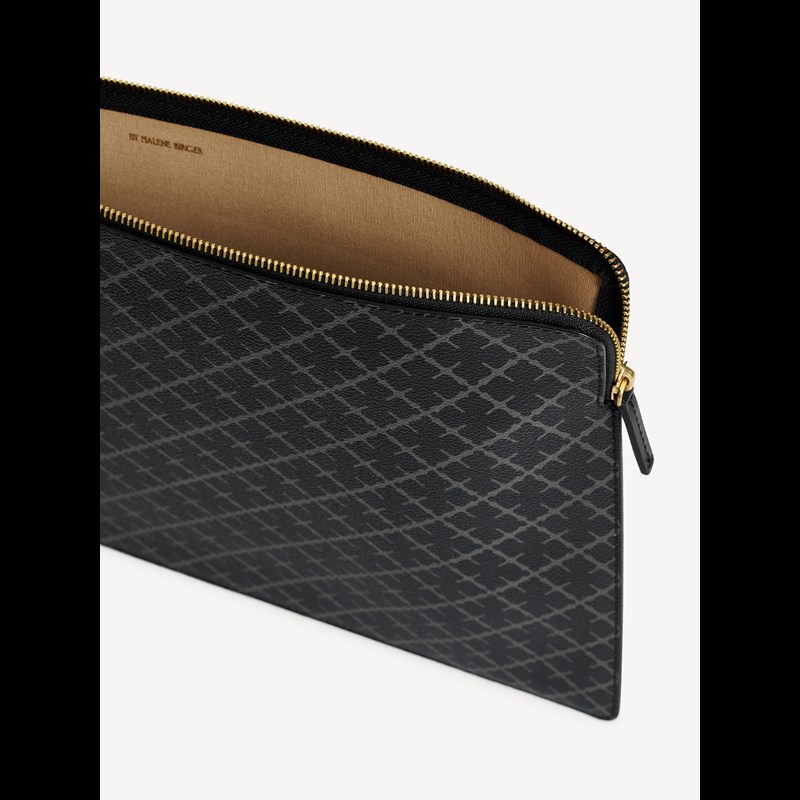 By Malene Birger Computer Sleeve Ivy L Grå/Sort 16" 2