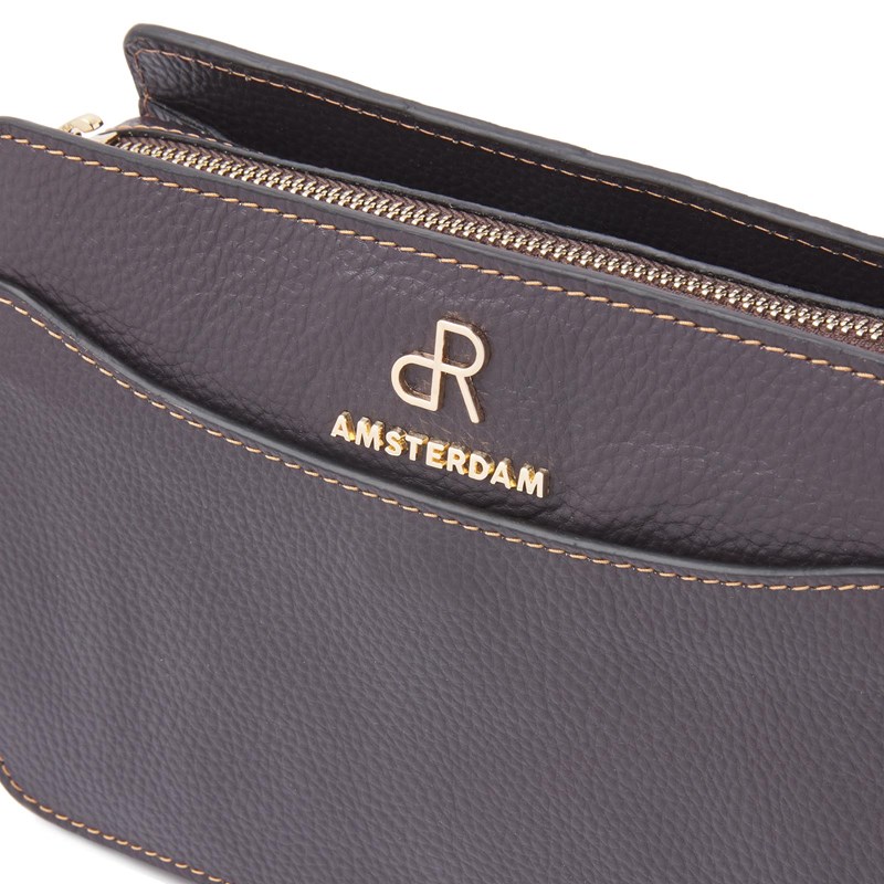 dR Amsterdam Axelväska M. Grå 4