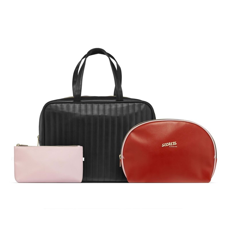 Beauty Secrets by Gillian Jones Toilettaske Beauty Secret 3sæt Rød/sort 1