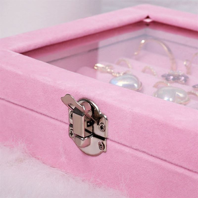 UNIQ Smykkeskrin Velvet Touch Pink 3