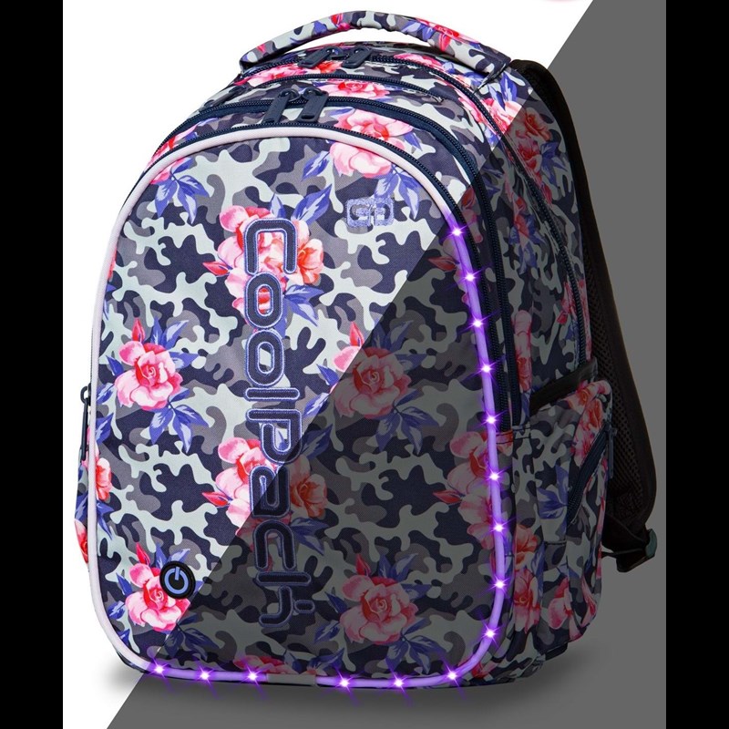 Coolpack Skoletaske Joy L Sort m/mønster 1