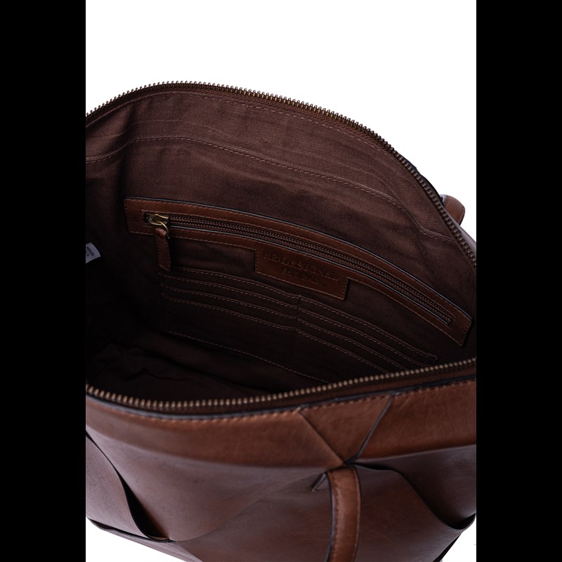 RE:DESIGNED Skuldertaske Olia Big Brun 5