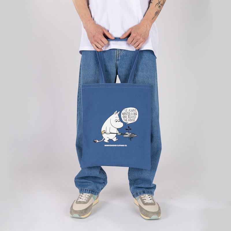 Nordic Buddies Tote Bag Mumi M. blå 2