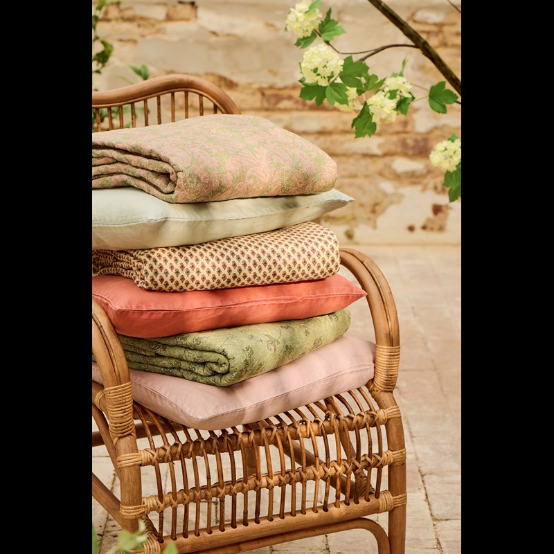 Ib Laursen Filt Quiltet Grönt mönster 2