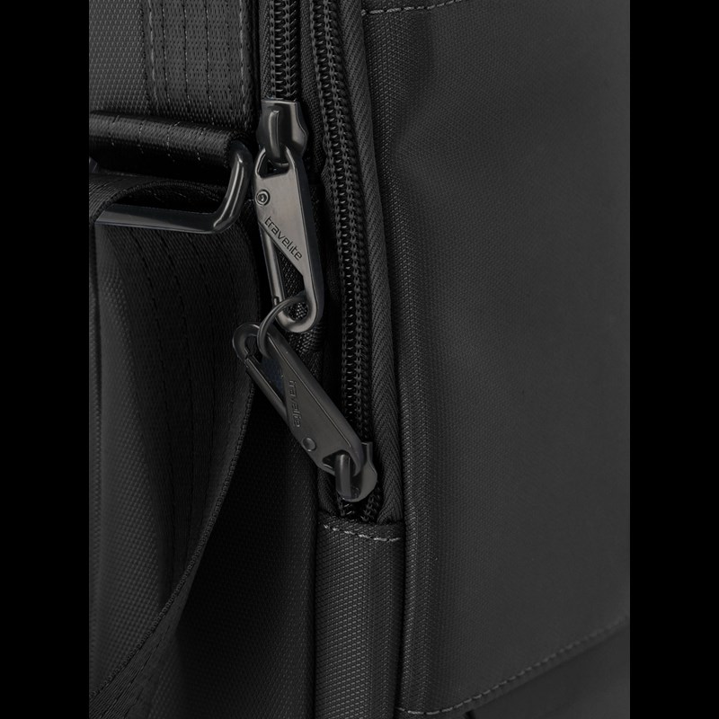 travelite WORKFLOOW shoulder bag, black Svart 6