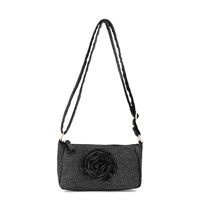 Conmé Crossbody Sille Rose Svart/Silver 1