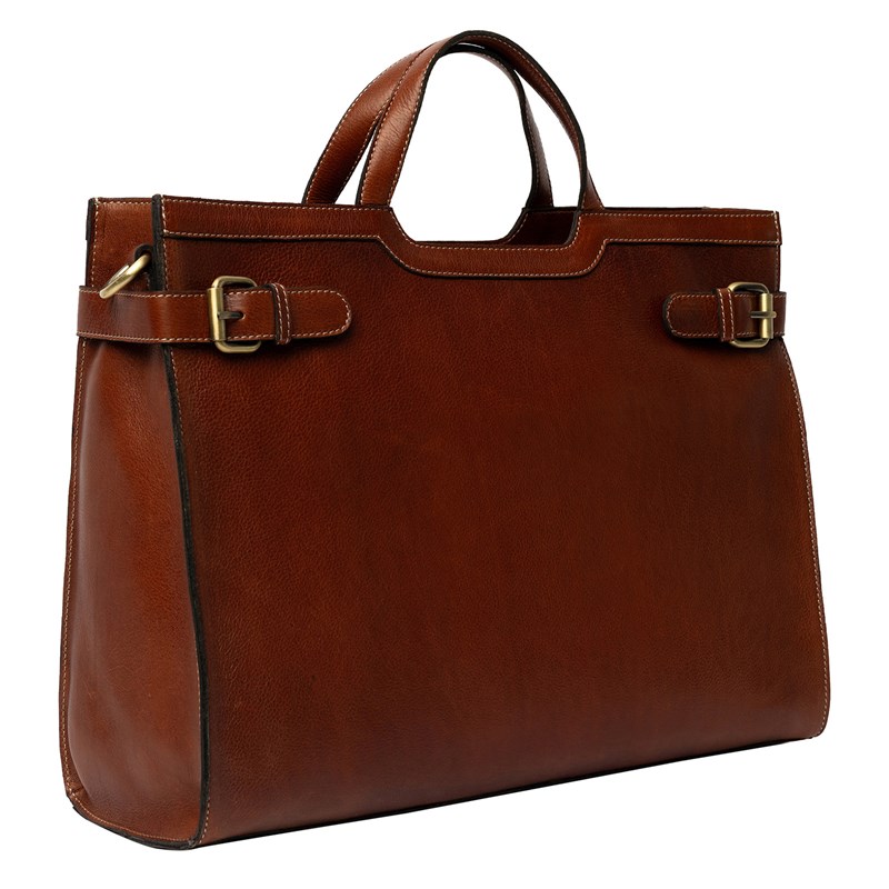 RE:DESIGNED Computertaske May Big Cognac 15" 3