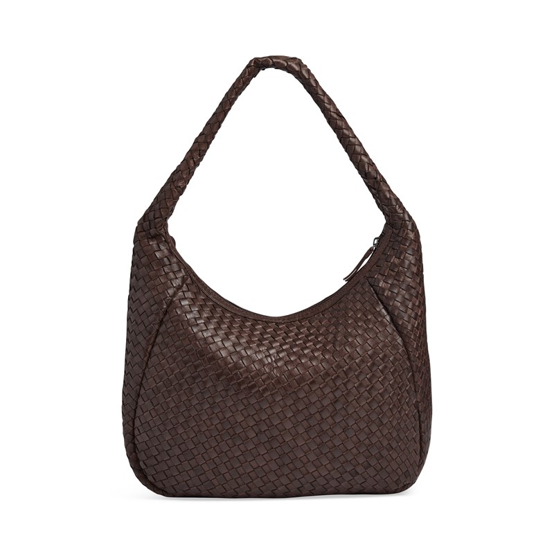 MARKBERG Skuldertaske Samarambg Weave M. Brun 2