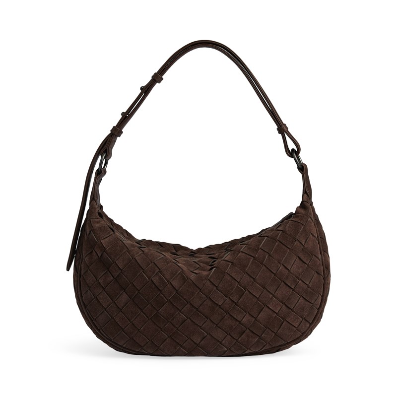 MARKBERG Skuldertaske Musembg Weave M. Brun 7