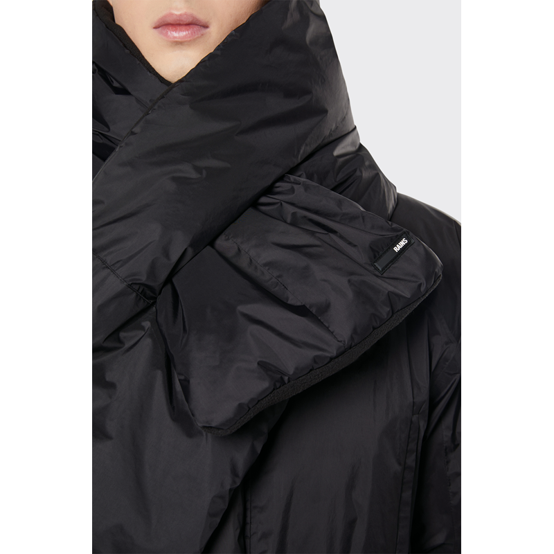 RAINS Tørklæde Padded Nylon Scarf Sort 7