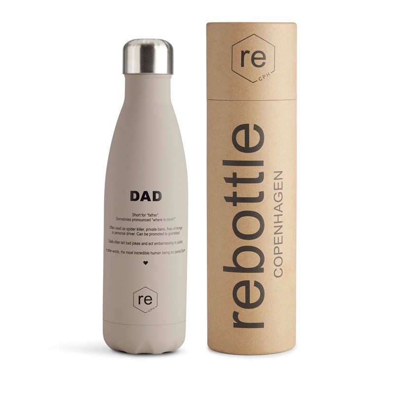 Rebottle Copenhagen Drikkeflaske Dad Brun/Beige 4