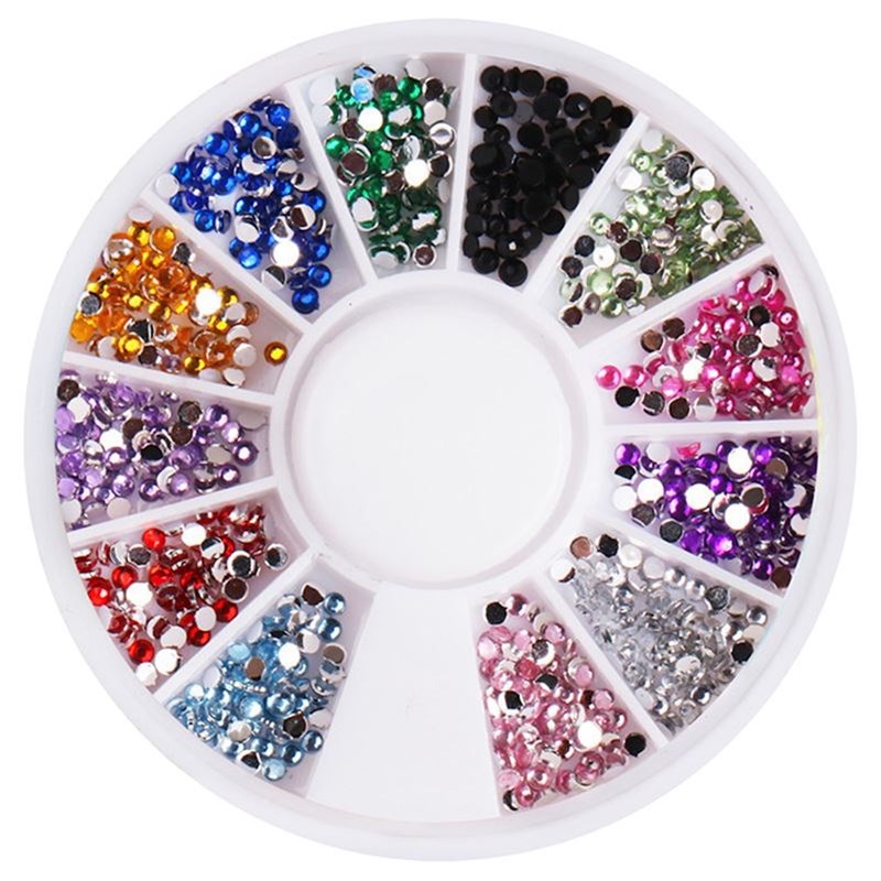 UNIQ Nail Art Rhinsten Ass farver 1
