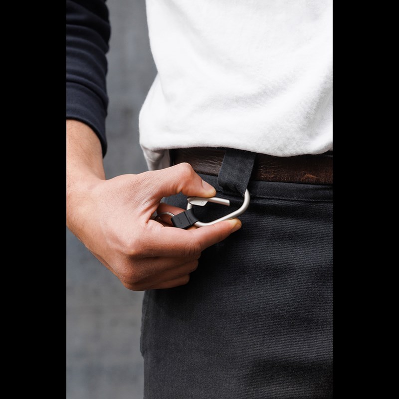 Orbitkey Nøgleholder Clip mini Sølv 4