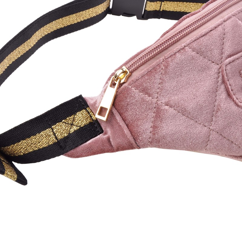 Sofie Schnoor Young Bæltetaske Alma Velour Rosa 3