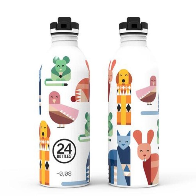 24Bottles Drikkeflaske Best Friends Dyreprint 2
