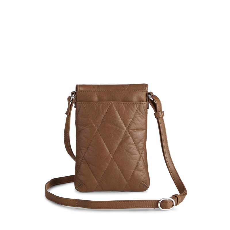 Aura Mobiltaske Dax Quilt Cognac 4