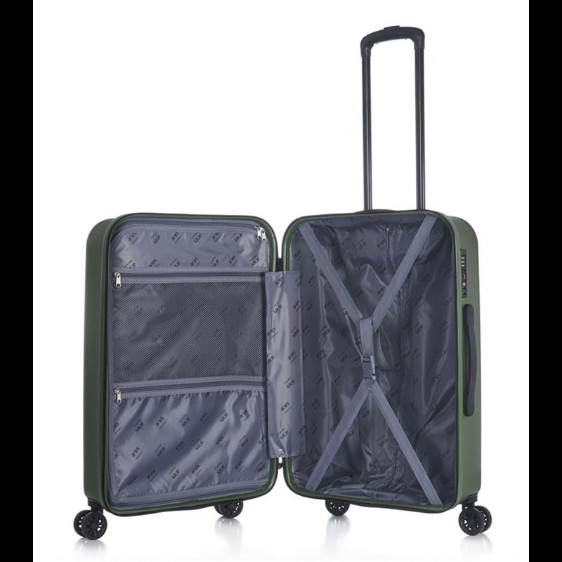 Aries Travel Kuffert Palermo Grøn 65 Cm 4