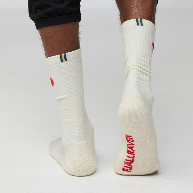 Fjällräven Strumpor Wool Sock Vit Str XL 4