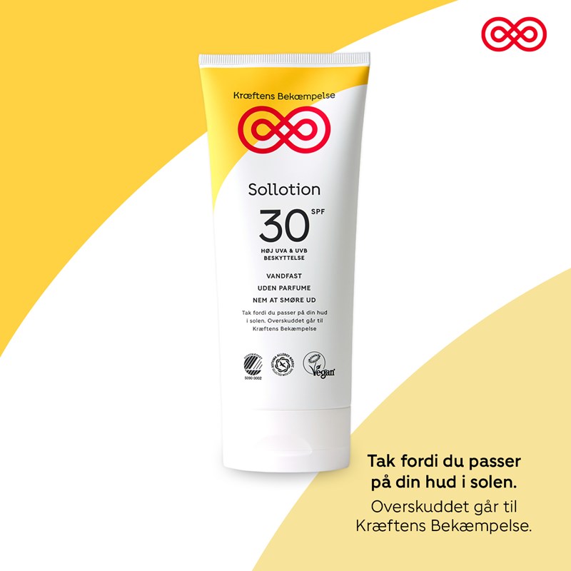 Kræftens Bekæmpelse Sollotion SPF30 Hvid 3