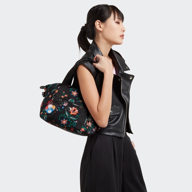 Kipling Taske Art mini Frida Kahlo Blomster Print 2