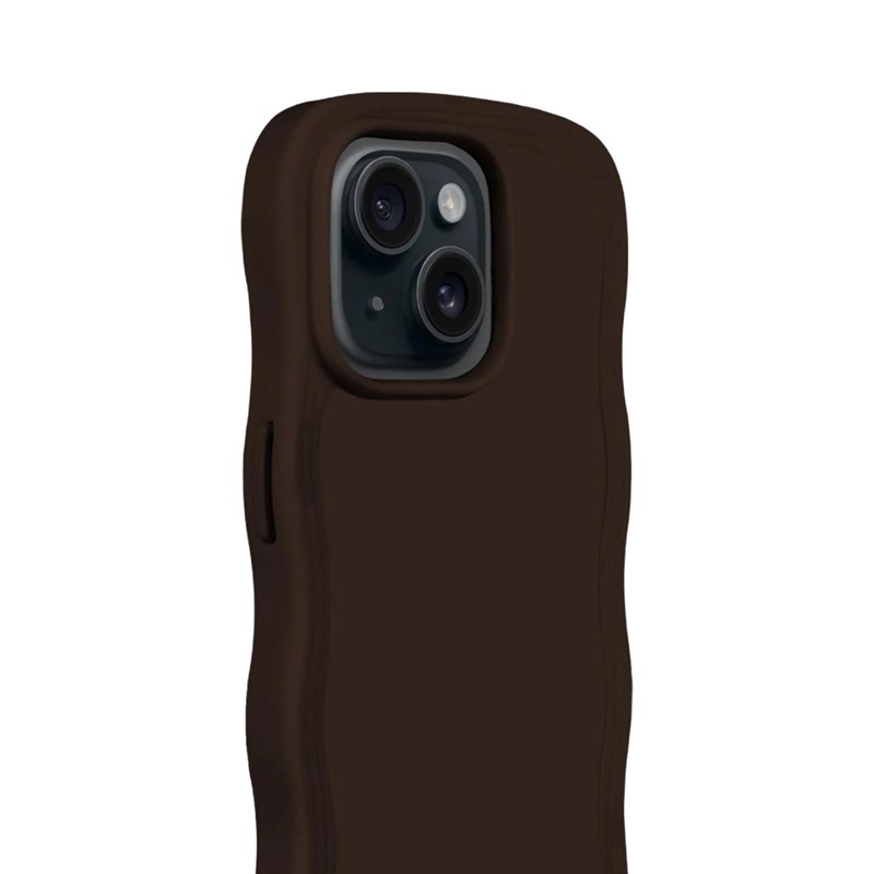 Holdit Mobilfodral Wavy Brun iPhone 13/14/15 3