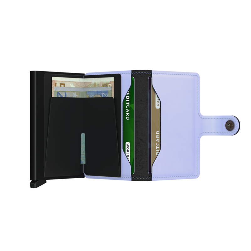 Secrid Kortholder Mini wallet Lilla/sort 5