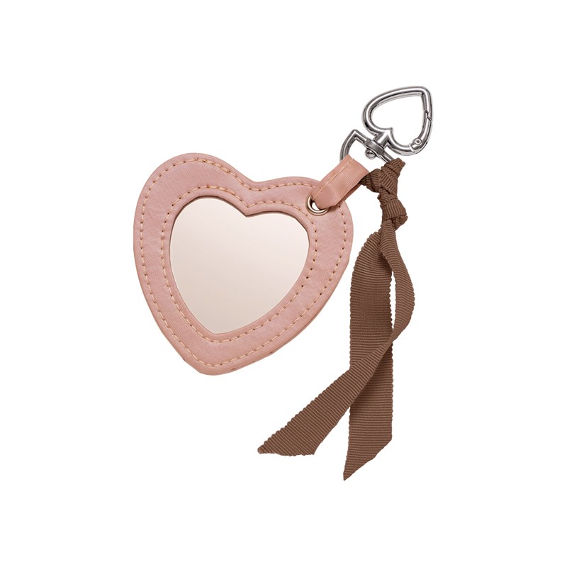 Maanesten Nyckelring Hjärtspegel Rosa