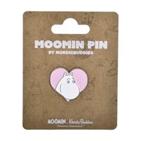 Nordic Buddies Brosch Pin Mumintrollet Hjärter 1
